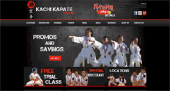 Desktop Screenshot of kachikarate.com